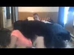 forget husband she want deep pussy with dog